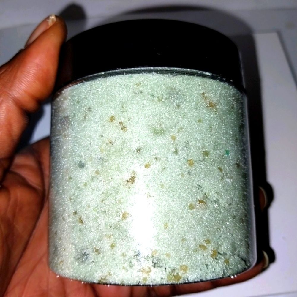 Hand crafted natural Gardenia sugar scrub 6oz